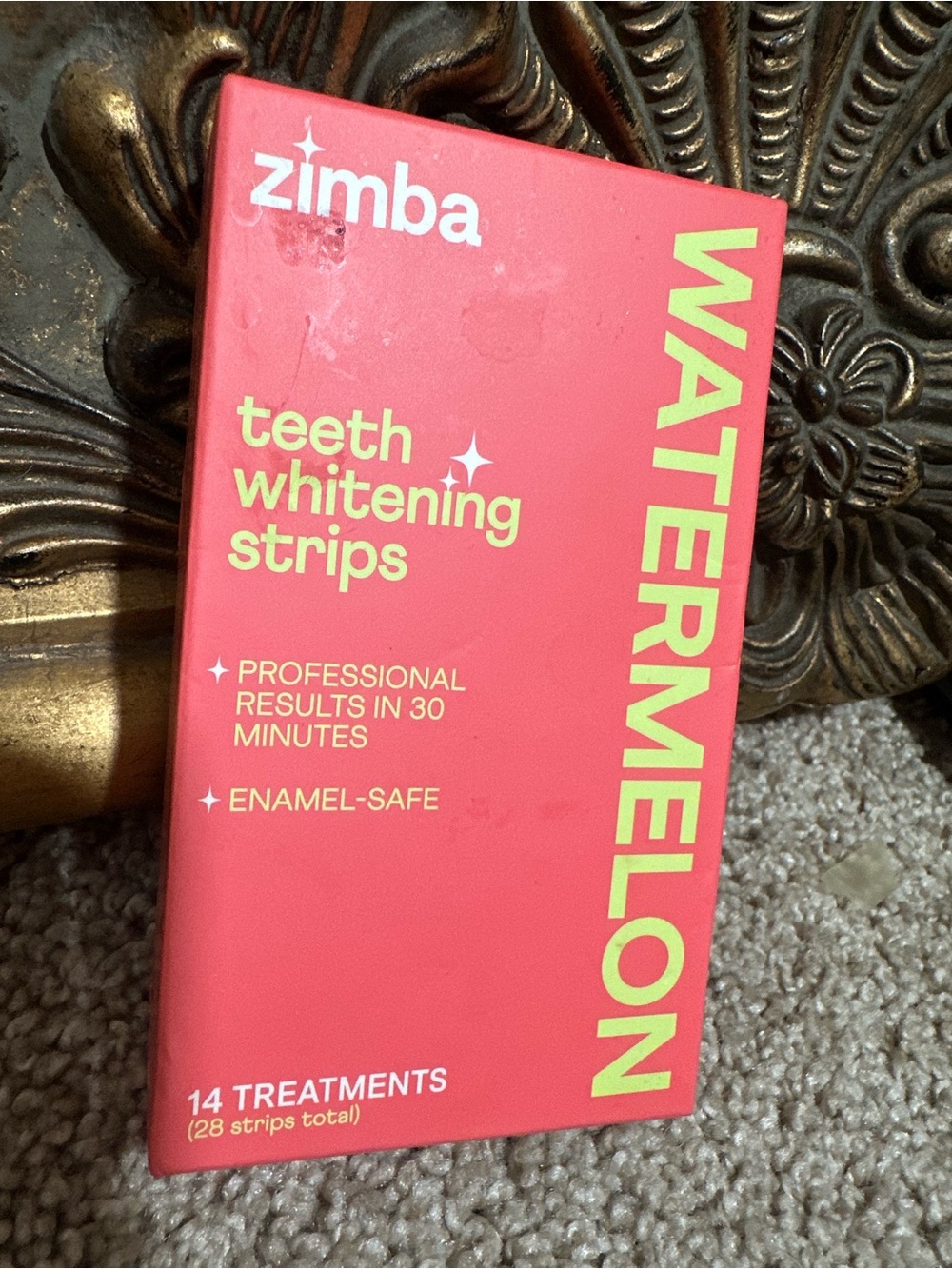 New In Box Zimba Watermelon Teeth Whitening Strips 14 Treatments $25